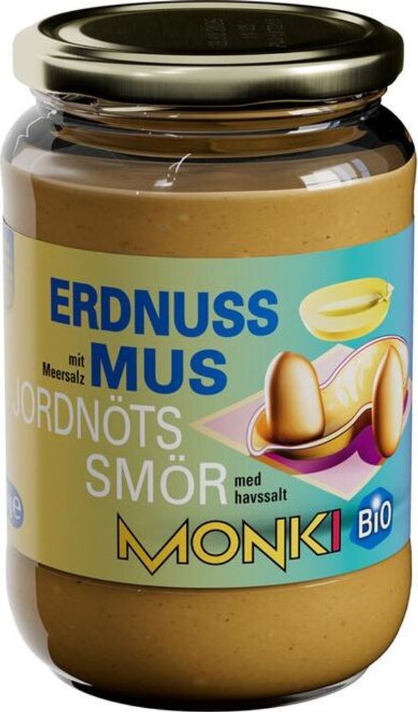Monki Erdnussmus mit Salz -- 650g