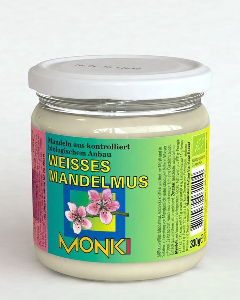 Monki Weißes Mandelmus -- 330g