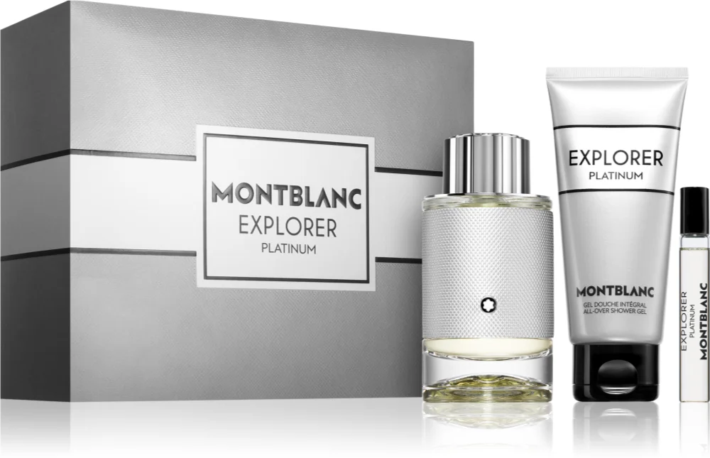 Montblanc Explorer Platinum gift set for men