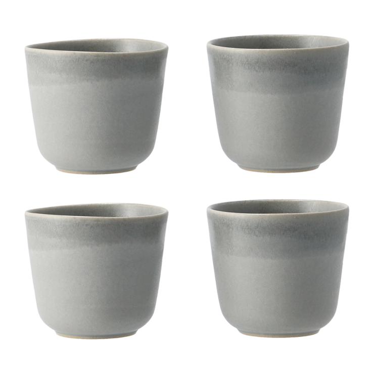 Morgon gray cup of 4 packs