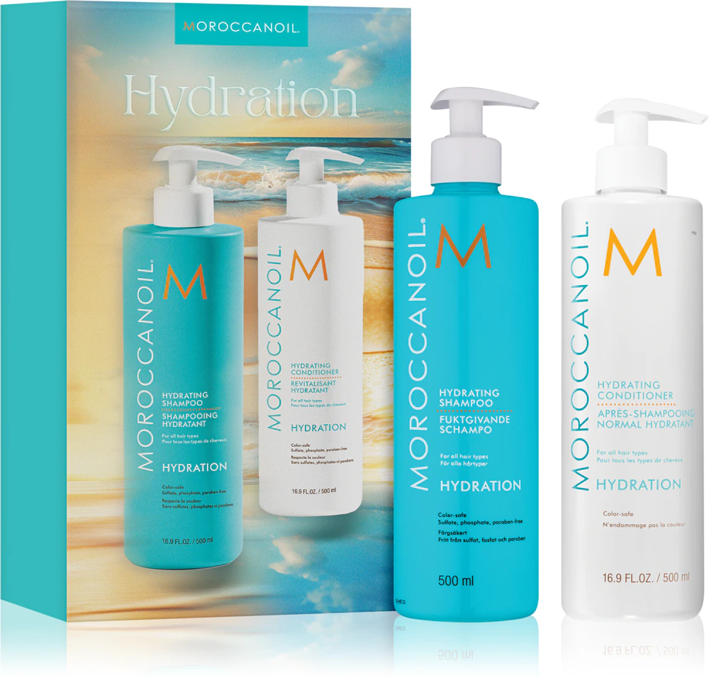 Moroccanoil Hydration Kit Set to nourish and moisturize dry hair