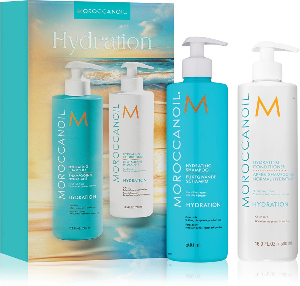 Moroccanoil Hydration Kit Set to nourish and moisturize dry hair