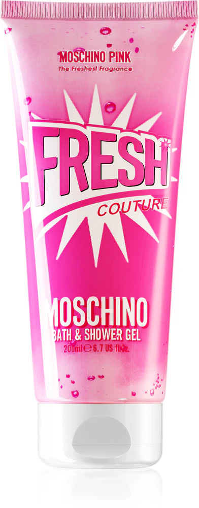 Moschino Pink Fresh Couture shower and bath gel for women