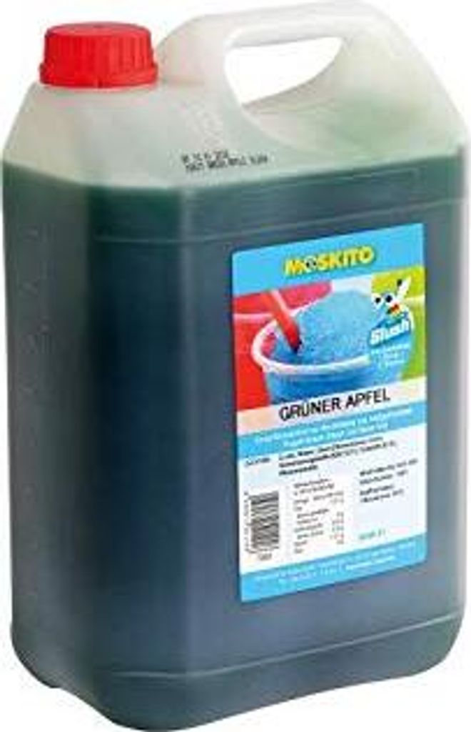 Moskito Slush Sirup grüner Apfel 5 Liter