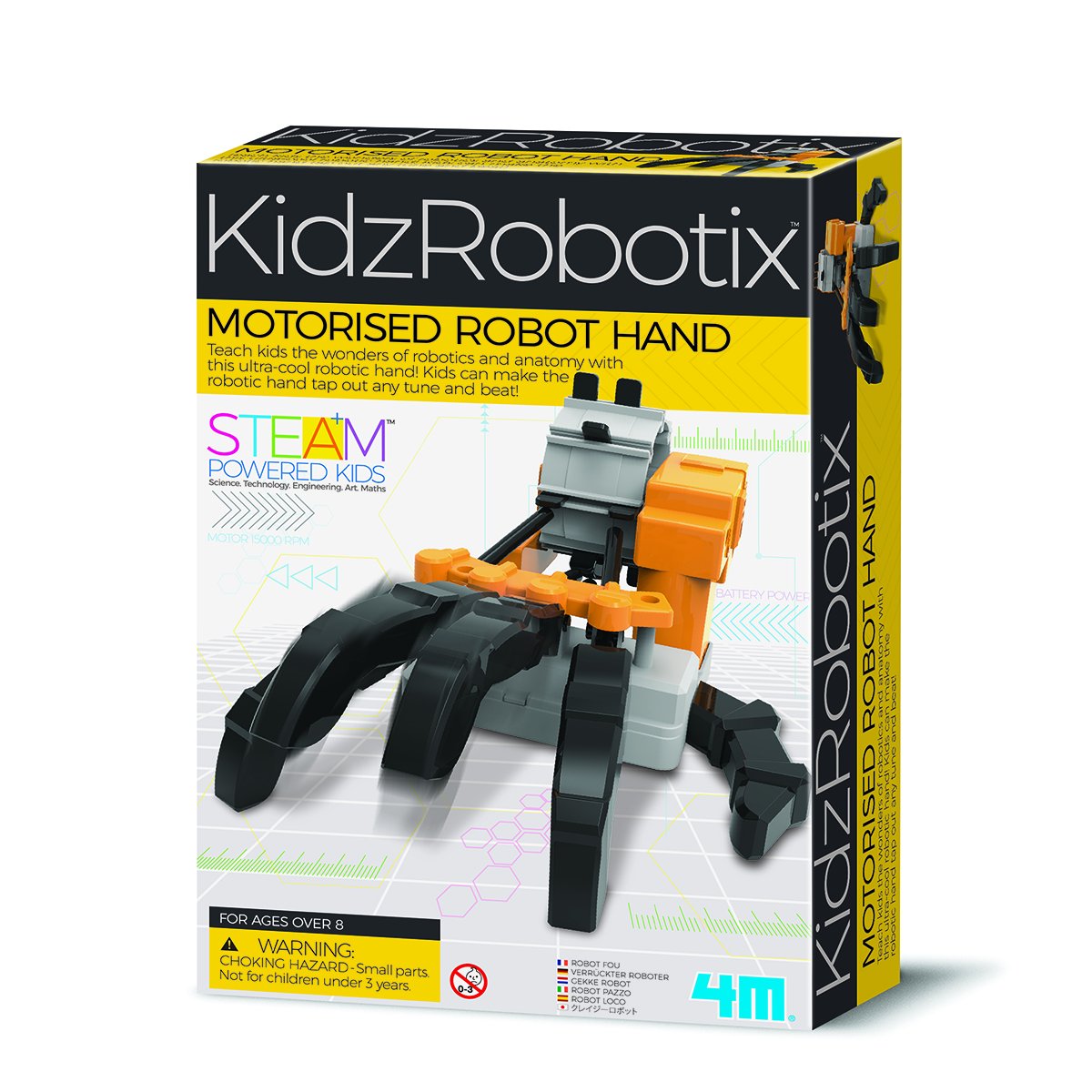 4M Motorized Robot Hand Building Set