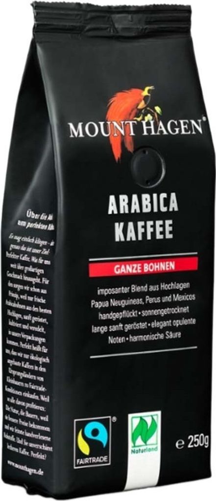 Mount Hagen Arabica whole bean -- 250g