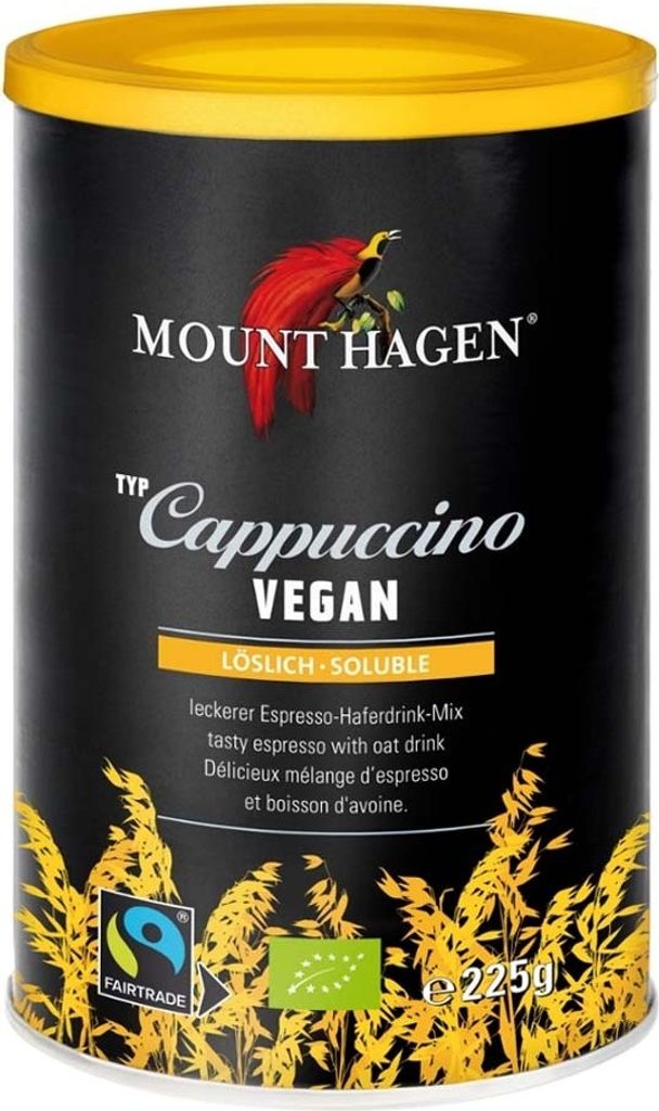 Mount Hagen Fair Trade Cappuccino Vegan Dose -- 200g