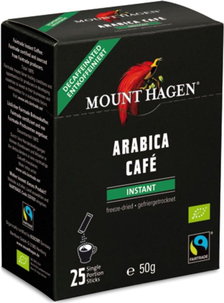 Mount Hagen Instanst Stick entkoffeiniert -- 50g