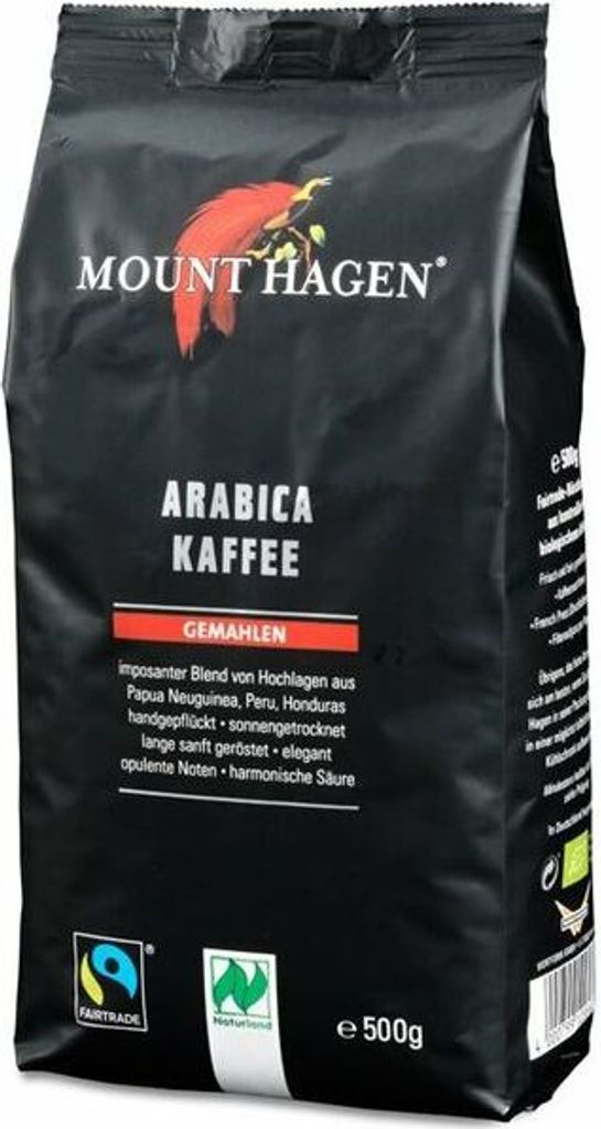 Mount Hagen Roasted Ground Coffee -- 500g x 12 - 12 Pack VPE