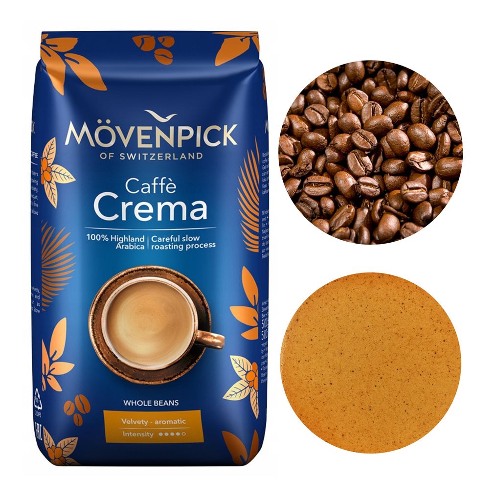 Movenpick Caffe Crema coffee beans 500g