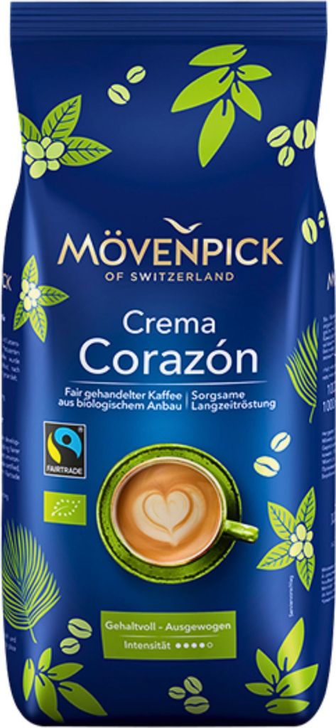 Mövenpick CORAZÓN Café Créme, 1000g beans