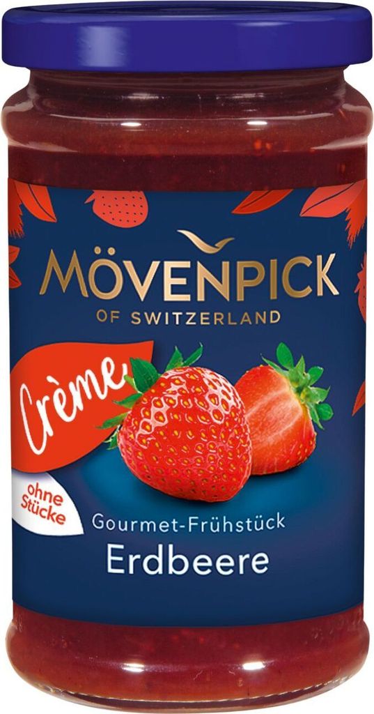 Mövenpick Crème Erdbeere, 250g (MHD: 19.06.2025)