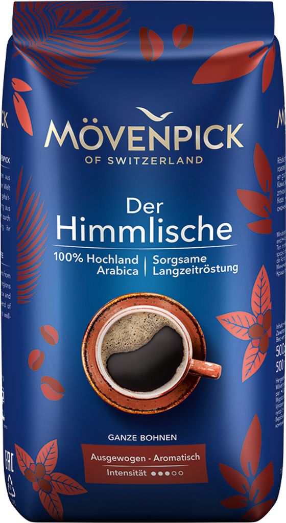 Mövenpick THE HEAVENLY Coffee Mega Value Pack, 24x500g beans