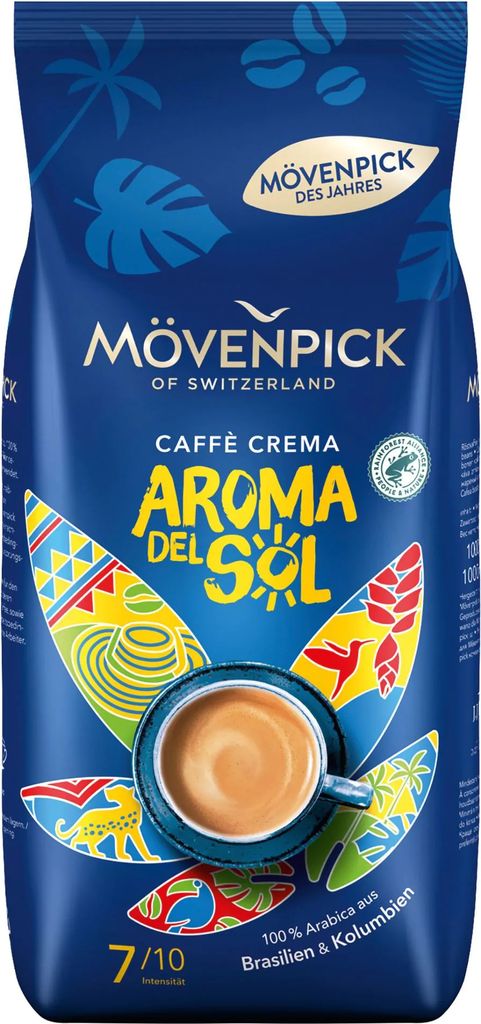 Mövenpick of the Year Crema AROMA DEL SOL, 1000g beans