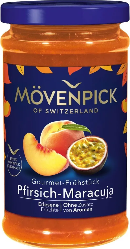 Mövenpick Gourmet-Frühstück Pfirsich-Maracuja, 250g