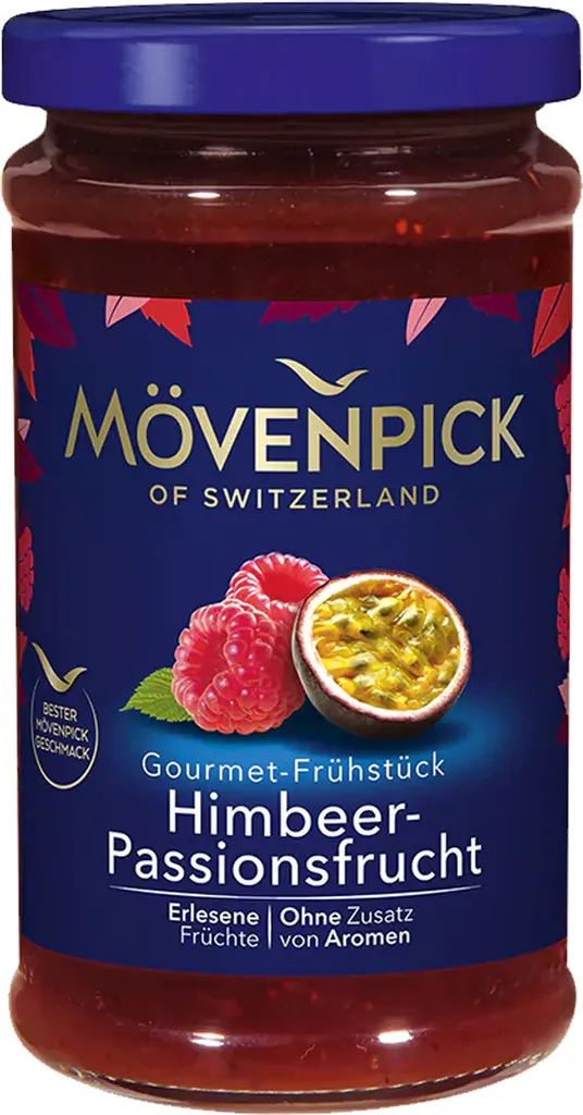 Mövenpick Himbeer Passionsfrucht Gourmet Frühstück 250g 8er Pack
