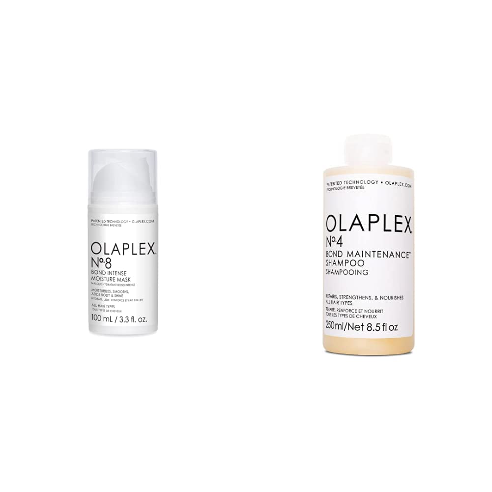 Olaplex No. 8 Bond Intensive Moisturising Mask & No. 4 Bond Maintenance Shampoo