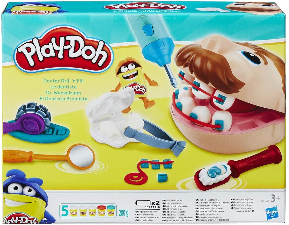 Hasbro Play-Doh B5520Eu4 - Dr Wobbly Tooth Dough For Imaginative And Creati