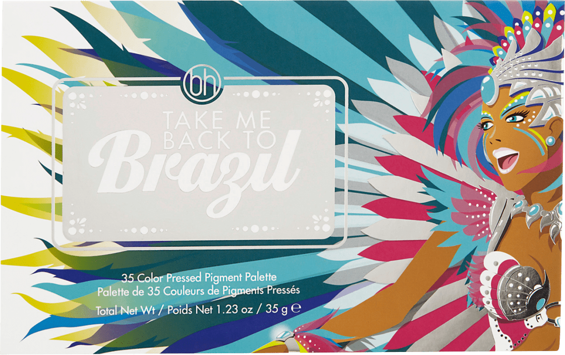 Eyeshadow Palette Take Me Back To Brazil - 35 Colors, 35 G