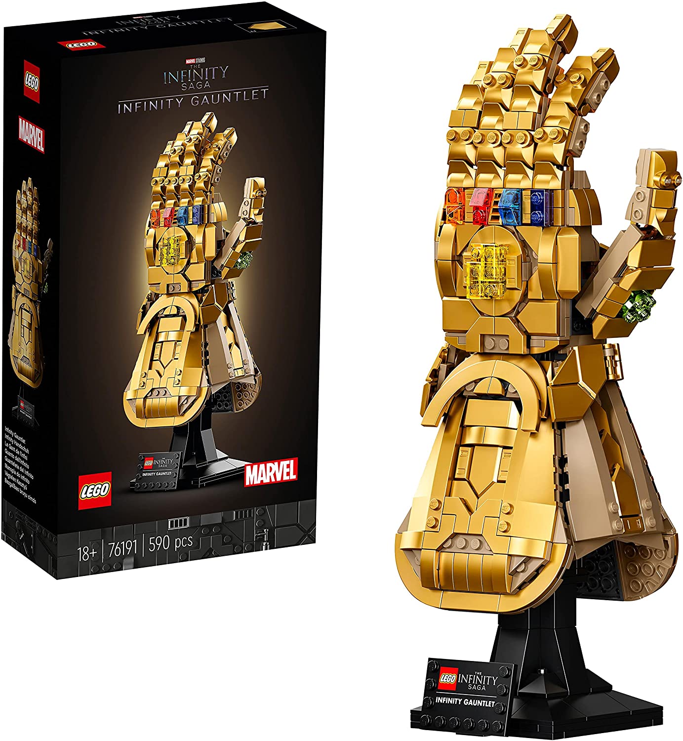LEGO 76191 Marvel Super Heroes Infinity Glove, Avengers Set for Adults with