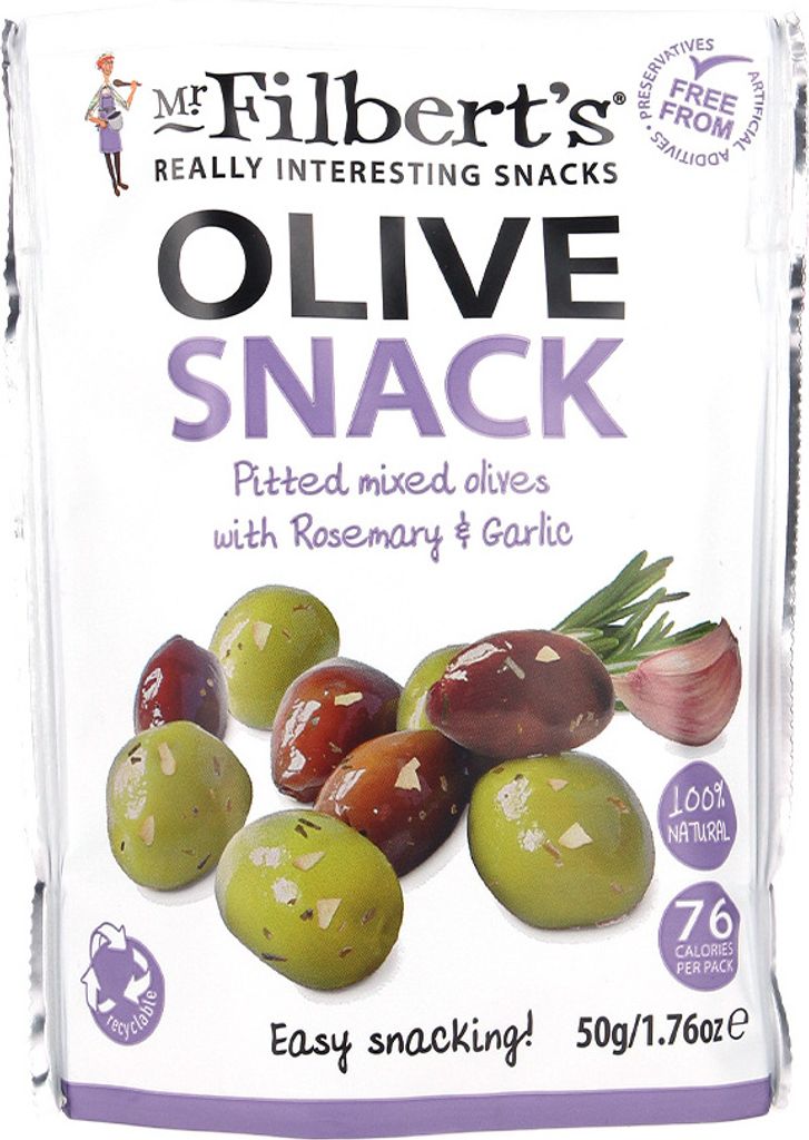 Mr. Filbert's Kalamata & Green Olives Rosemary Garlic 50g