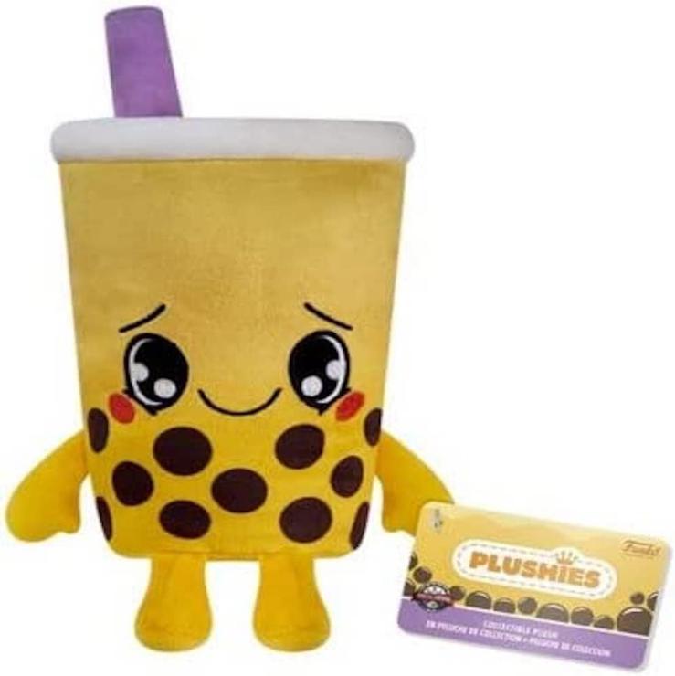 Funko Plush: GamerFood - Mango Bubble Tea - Image Rights - Bubble Tea - Plush Toy - Birthday Gift Idea - Official Merchandise - Filled Plush Toys for Children and Adults