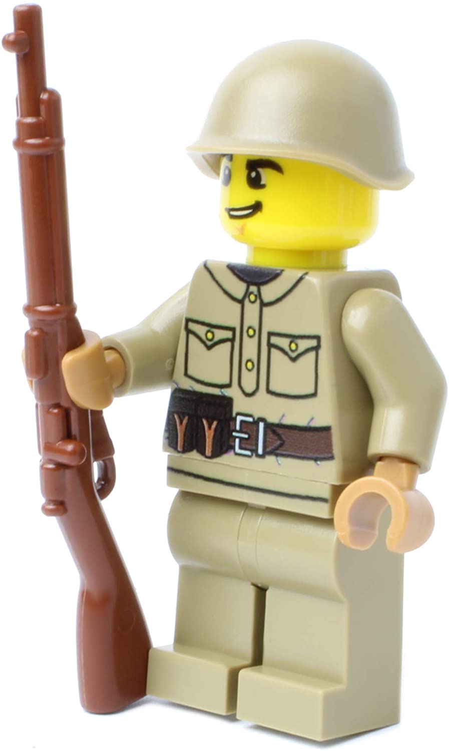 Ww2 Custom Russian Soldier With Brick Arms Mosin Nagant, High Quality Print