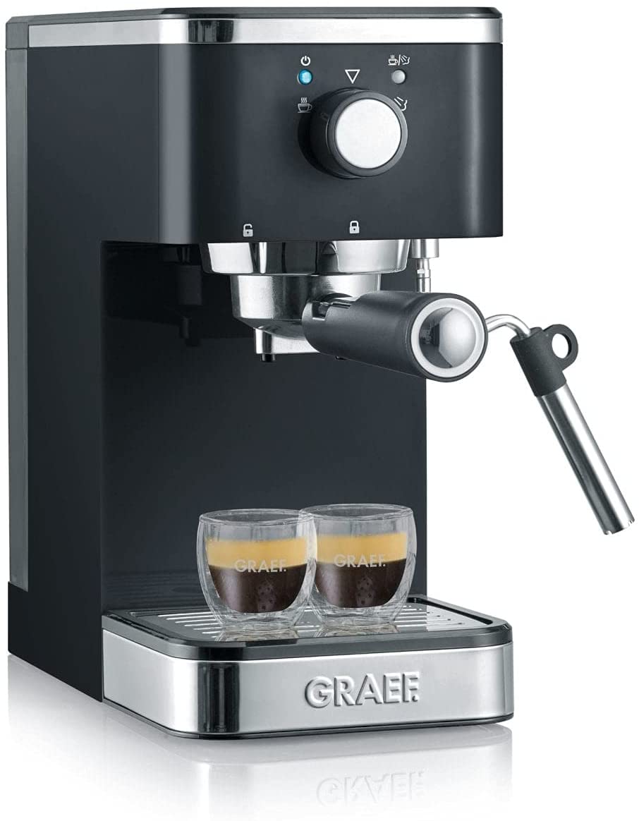 Graef Salita Espresso Machine with Filter Holder Black 1400 W