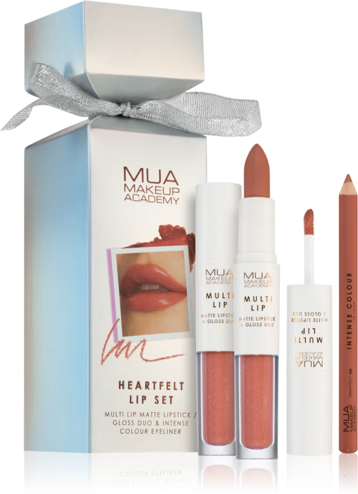 MUA Makeup Academy Cracker Heartfelt Gift Set (for Lips)