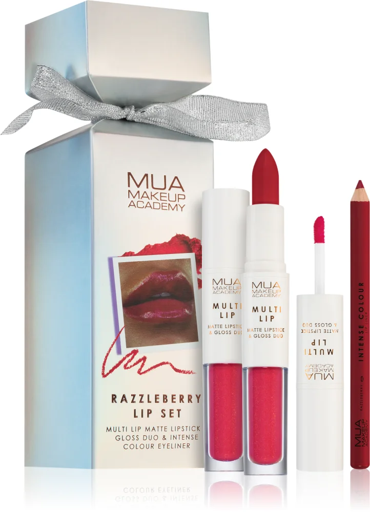 MUA Makeup Academy Cracker Razzleberry Gift Set (for Lips)