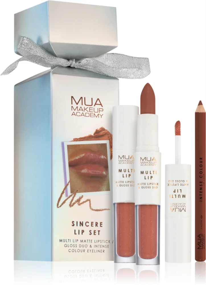 MUA Makeup Academy Cracker Sincere Gift Set (for Lips)