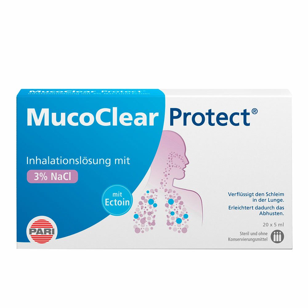 Mucoclear Protect Hypertone Salt Solution (3% NaCl) with ECTOIN®