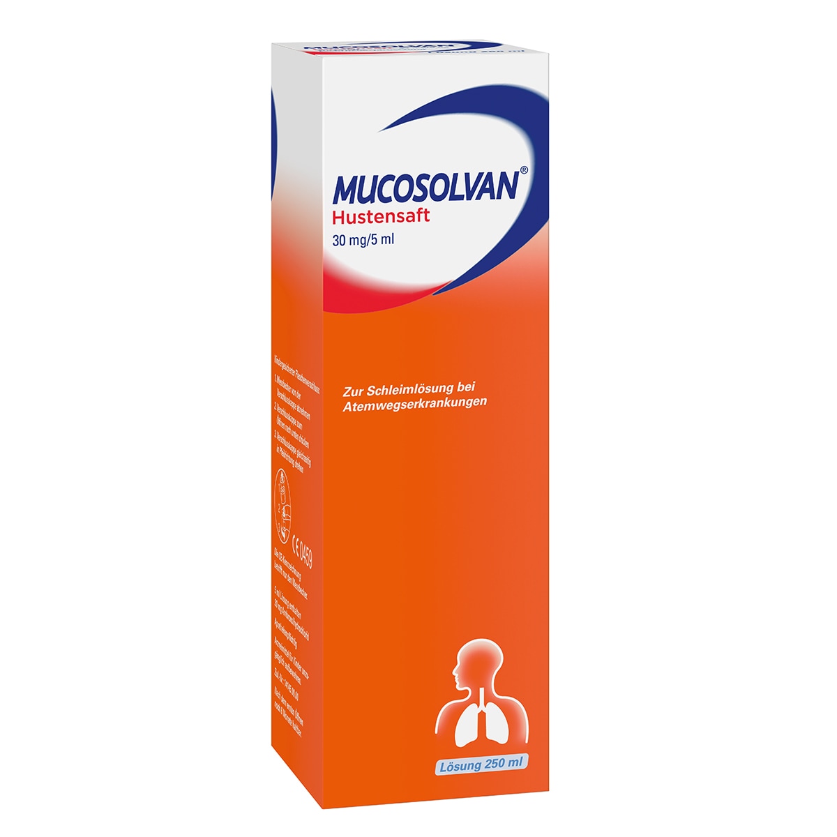 Sanofi-Aventis Mucosolvan cough juice 30 mg/5 ml, 100 ml, with ambroxol, mucous liner at cough