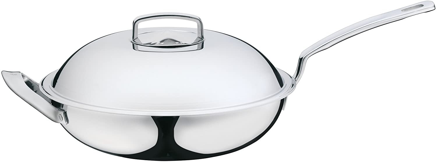 WMF 799556040 Multi-Layer Wok, Stainless Steel, Transparent, 32 cm