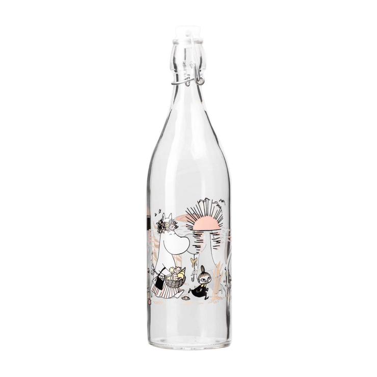Mumin glass bottle 1 l