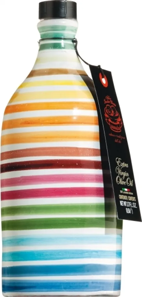 Muraglia Olivenöl nativ extra Peranzana arcobaleno/ im Krug mit Streifen 500 ml