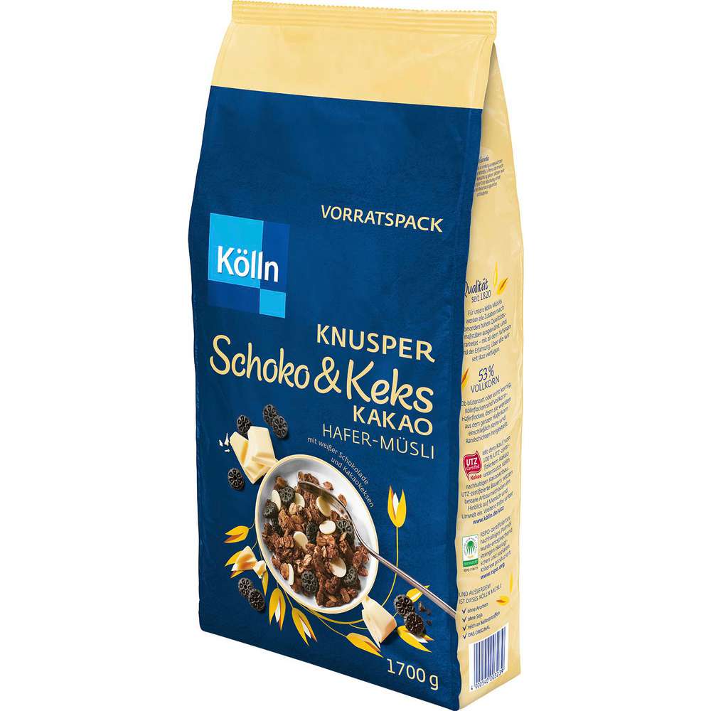 Muesli Crunchy, Chocolate & Cookie Cocoa