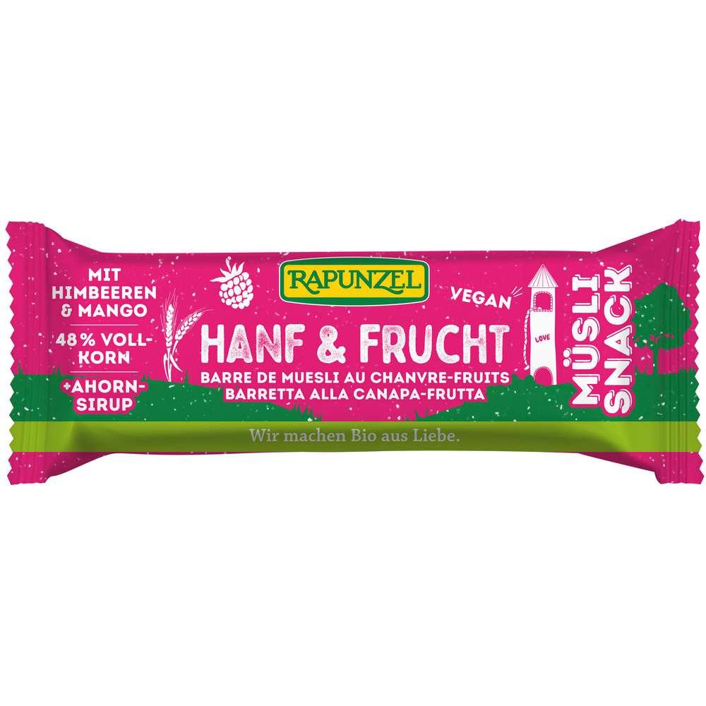 Muesli snack hemp fruit