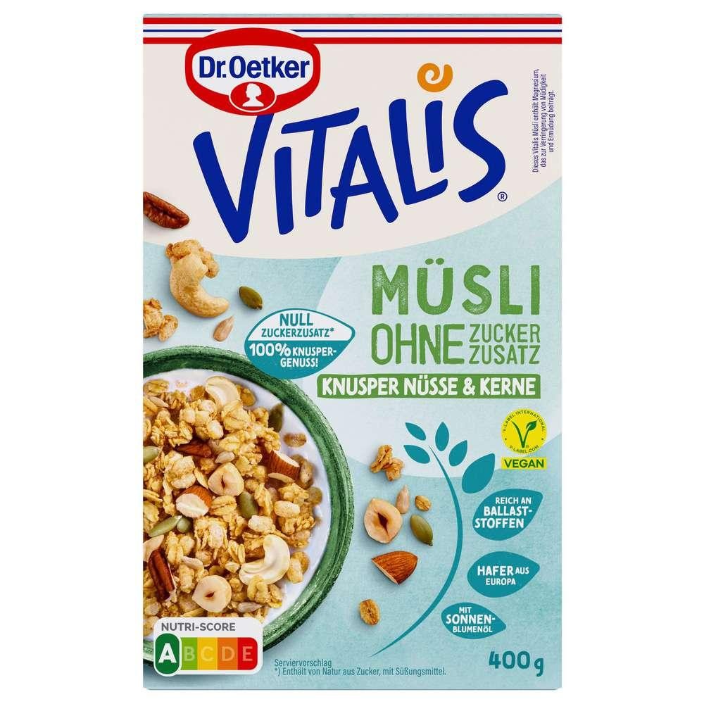 Muesli Vitalis, nuts & seeds without added sugar
