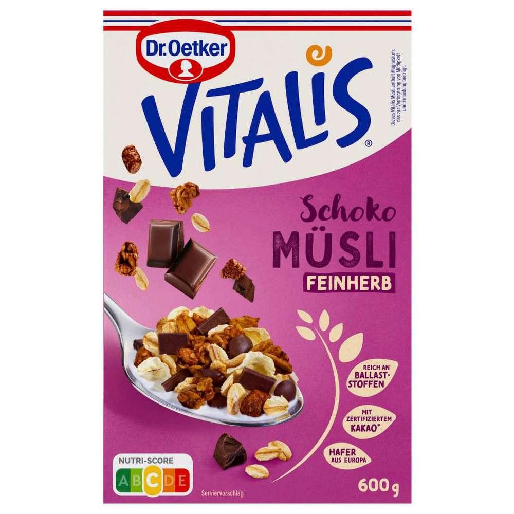 Muesli Vitalis, semi-sweet chocolate