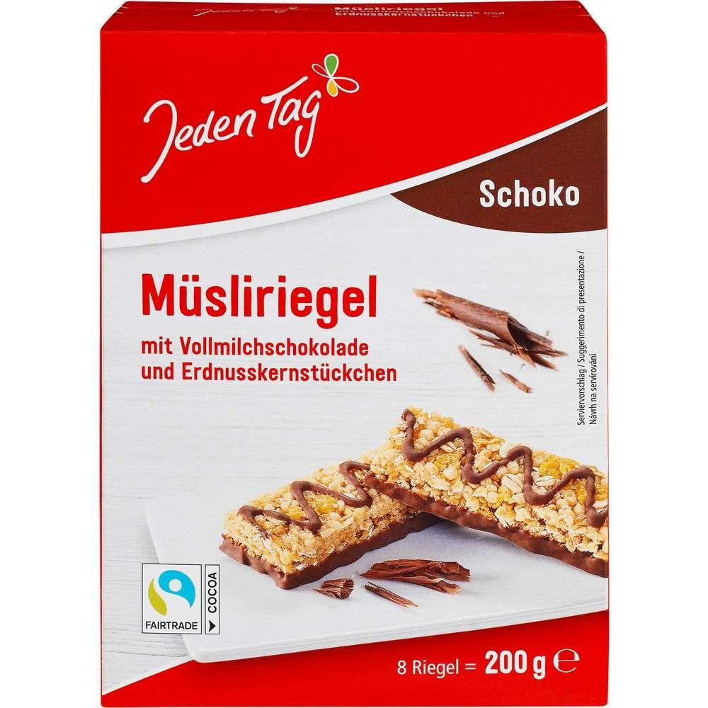 Muesli bars, chocolate