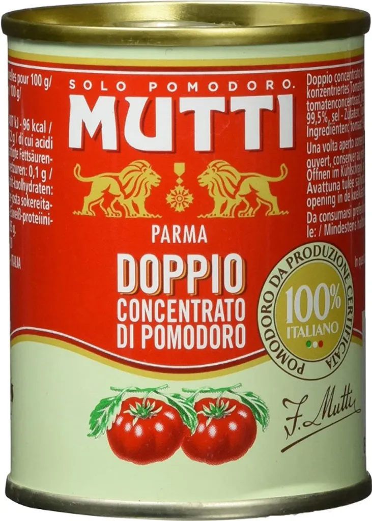 Mutti the double concentrated tomato concentrate, 840ml 6-pack