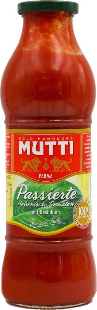 Mutti Passata al Basilico 700ml bag