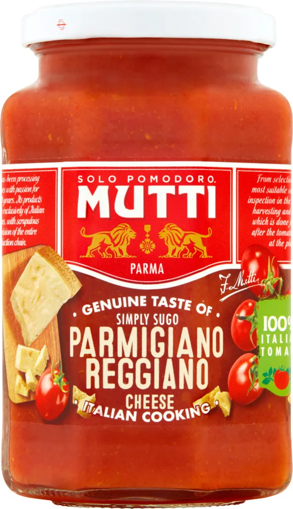 Mutti tomato sauce and Parmigiano Reggiano cheese 400 g