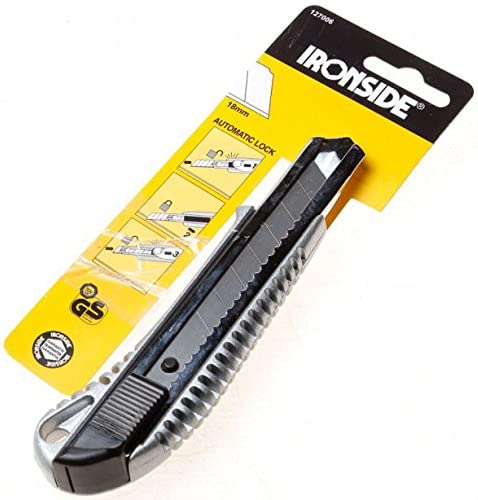 Ironside Cutting Knife with Die-Cast Zinc Body, 18 mm (1), 127006