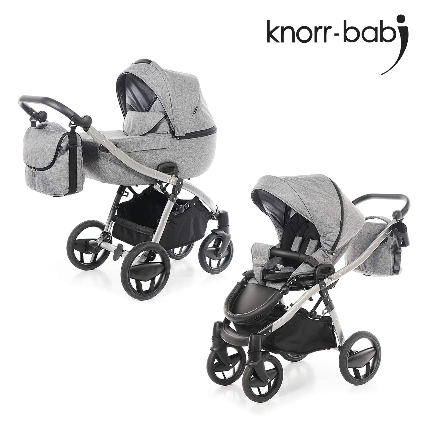 Knorr-Baby 2365-50 Piquetto Melange, Grey, Grey
