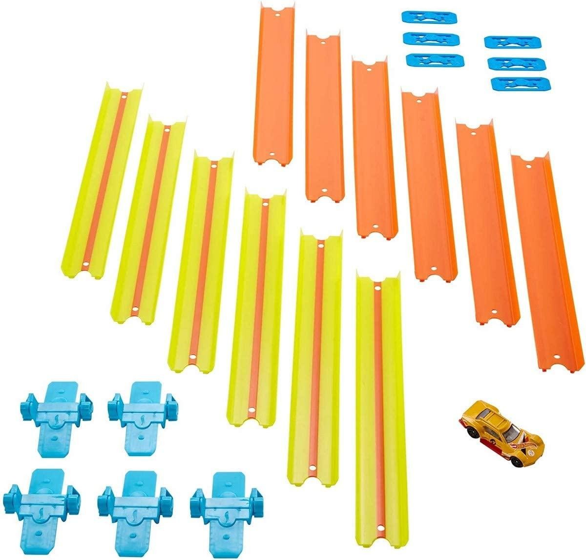 Hot Wheels Glc91 Track Builder Collapsible Track Set