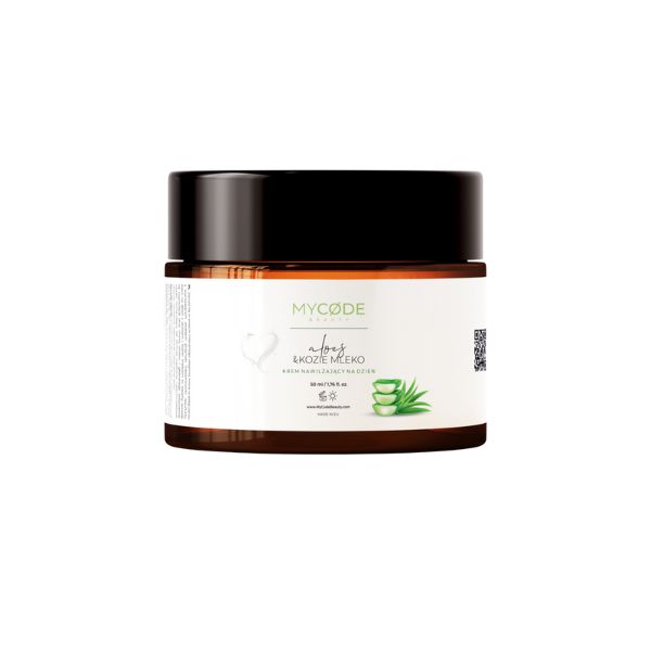MyCode Beauty Intensiv feuchtigkeitsspendende ALOES & GOATS MILK Tagescreme