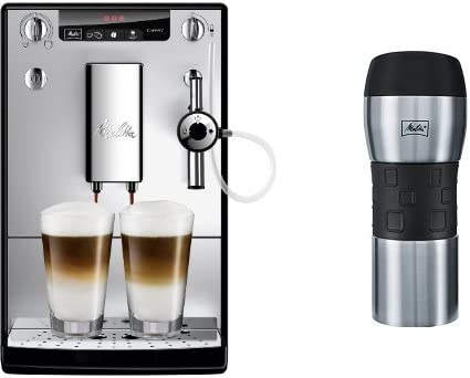 Melitta E 957 103 Caffeo Solo & Perfect Milk Coffee Machine with cappuccinatore Silver