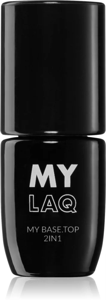 MYLAQ My Base 2in1 base and top coat for gel nails